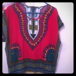 African attire shirt size 2xl